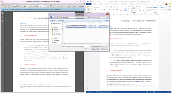 حصريا النسخة التجريبية لبرنامج الحزمة المكتبية Office 2013 Preview  Office2013_wordpdfreflow